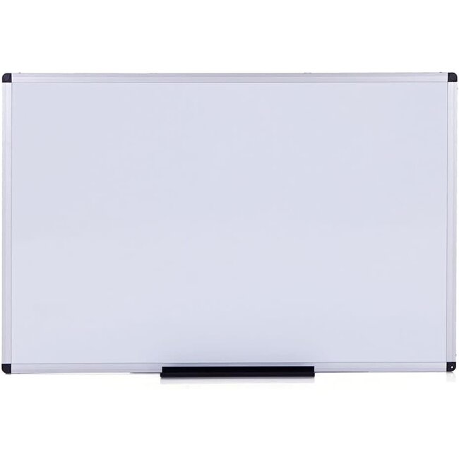 VIZ-PRO Dry Erase Board/Magnetic Whiteboard, 8' x 4', Silver Aluminum Frame