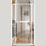 UVIPC 61.02" Extra Tall Cat Gate Wide Pressure Mounted Tall Gate Metal Black Dog Pet Cat Tall Gates for Doorways