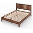 Zinus Vivek 12 Inch Deluxe Wood Platform Bed with Headboard / No Box Spring Needed / Wood Slat Support / Antique Espresso Finish, King