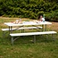 Go-Trio 6 Foot Folding Table 6ft Portable Plastic Tables for Party, Fold-in-Half Foldable Heavy Duty Table, 6’Utility Dining Card Long Table, Indoor Outdoor Folded up for Picnic, Camping, White, Large