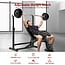 Profihantel Adjustable Weight Bench, Bench Press Rack with Squat Rack, Leg Exercises Preacher Curl Rack for Home Gym Full Body Workout