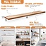 Landical 2 Pcs 60 Inch Extra Long Floating Wood Shelves Set Wall Mounted Rustic Wood Floating Shelves Floating Shelf Functional Hanging Shelf Wooden Shelve for Wall Bedroom Living Room Kitchen