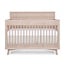 Evolur Loft Antilia Mid-Century 4-in1 Crib in Sand Castle Oak