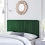 Modway Milenna Channel Tufted Performance Velvet Headboard, Full/Queen, Emerald