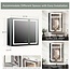 TokeShimi 30x32 Mirrored Medicine Cabinets for Bathroom with Electrical Outlet, Frontlit Anti-Fog 3 Colors Temperature Dimmable Surface or Recessed Mount for Vanity and Modern Decor