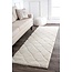 nuLOOM Deloise Trellis Shag Area Rug, 8x10, White