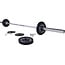 Signature Fitness Cast Iron Olympic 2-Inch Weight Plates Including 7FT Olympic Barbell, 130-Pound Set (85 Pounds Plates + 45 Pounds Barbell), Multiple Packages, Style #1