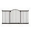 Summer Metal Expansion 6-Foot-Wide Extra Tall Walk-Thru Baby Gate, Bronze Finish – 36” Tall, Fits Openings of 44” to 72” Wide, Baby and Pet Gate for Extra Wide Doorways