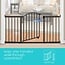 Summer Metal Expansion 6-Foot-Wide Extra Tall Walk-Thru Baby Gate, Bronze Finish – 36” Tall, Fits Openings of 44” to 72” Wide, Baby and Pet Gate for Extra Wide Doorways