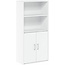 Furinno Pasir 4-Tier Storage Bookcase, Bookshelf, Multipurpose Shelf, White