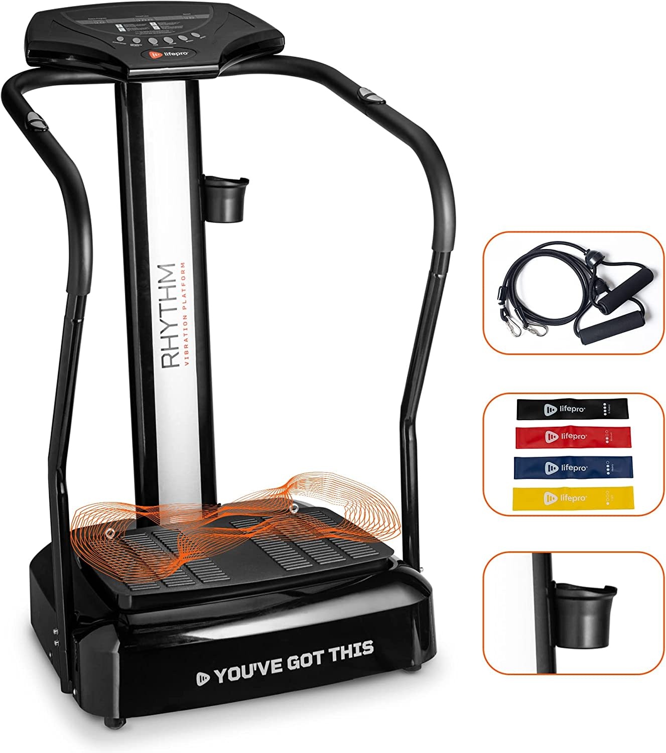 LifePro Rhythm Viberation Plate Machine Professional Whole Body Vibration Platform for Home Fitness Viberation Excersize Machine for Awesome