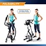 Marcy Foldable Recumbent Exercise Bike with High Backrest and Magnetic Resistance NS-653, Black White, One Size