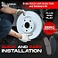 R1 Concepts Front Rear Brakes and Rotors Kit |Front Rear Brake Pads| Brake Rotors and Pads| Optimum OEp Brake Pads and Rotors |Hardware Kit WDUH2-45021