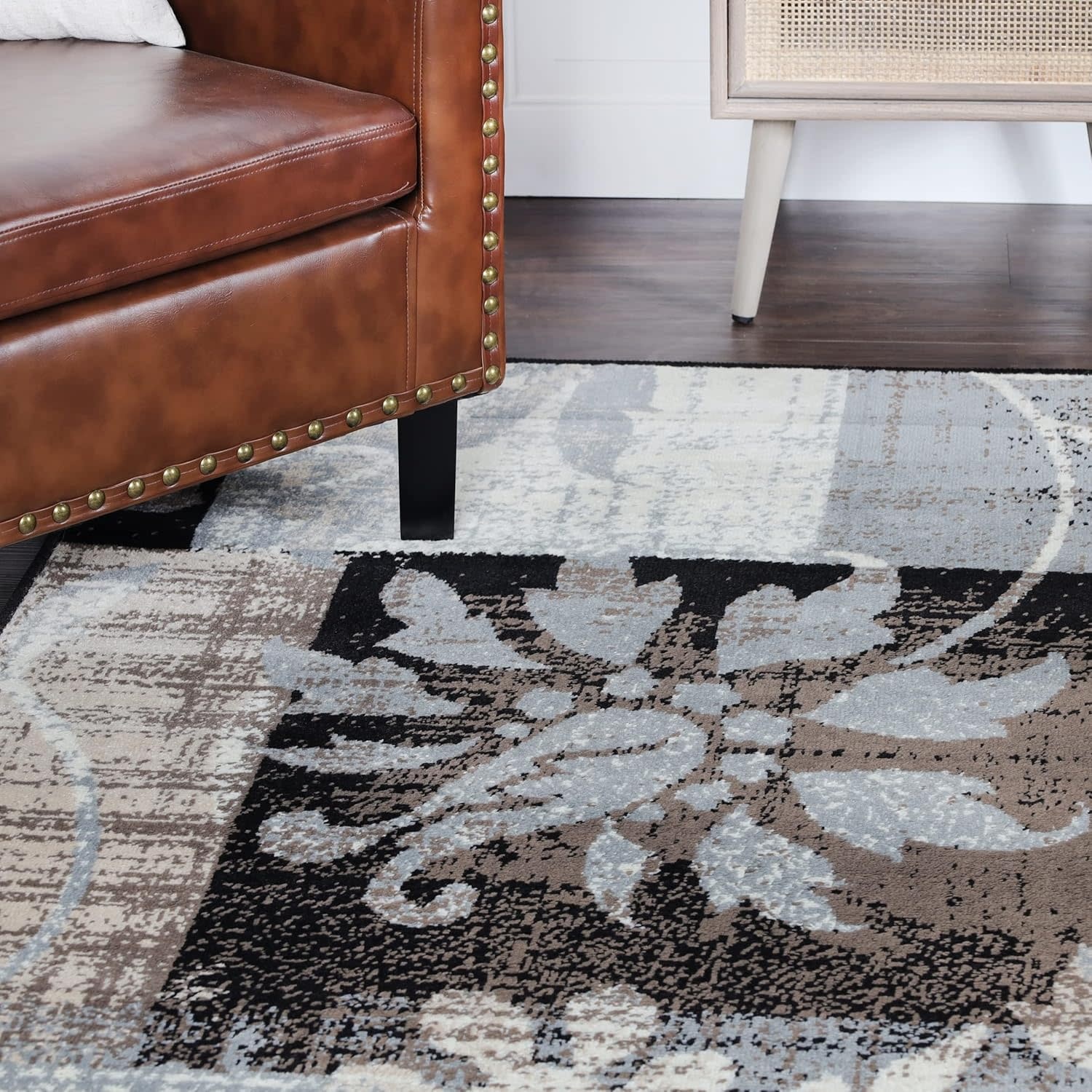 Superior Indoor Area Rug, Jute Backed, Perfect for Entryway, Office