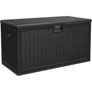 YITAHOME 230 Gallon Double-Wall Deck Box with Divider & Side Handles, Outdoor Large Storage for Patio Furniture Cushions, Garden Pool Accessories, Water Resistant & Lockable