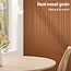 Art3d WPC Slat Wall Panels, 8-Pack 108 x 6 Inch 3D Wall Accents for Interior Wall Decor, Living Room, Bedroom, Teak