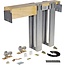 Johnson Hardware 1500 Series Commercial Grade Pocket Door Hardware for 2x4 Stud Wall (36 Inch x 96 Inch)