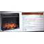 AltraFlame 18" x 14.6" Electric Fireplace Insert Plug with Mesh Front A95060