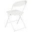 Flash Furniture Hercules Series Plastic Folding Chair - White - 4 Pack 650LB Weight Capacity Comfortable Event Chair-Lightweight Folding Chair