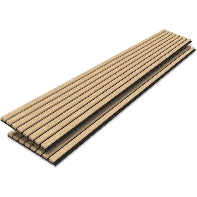 Tönnen Luxury Wood Slat Panels. 14sf of Premium Acoustic Wood Panels for Walls. Wood slat wall panel for interior decor. Wood wall panels. Acoustic Wood Slat Panel. Soundproof wall panels. (Sapin)