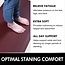 Anti Fatigue Kitchen Mat by DAILYLIFE, 3/4" Thick Kitchen Floor Mat, Standing Comfort Mat for Home, Office, Garage - Non-Slip Bottom, Cushioned, Waterproof & Easy-to-Clean (24" x 60", Burgundy)