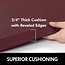 Anti Fatigue Kitchen Mat by DAILYLIFE, 3/4" Thick Kitchen Floor Mat, Standing Comfort Mat for Home, Office, Garage - Non-Slip Bottom, Cushioned, Waterproof & Easy-to-Clean (24" x 60", Burgundy)