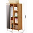 ZWDMAER Easy to Install Wardrobe, Adjustable Height Storage of wardrobe Partition, Partition Storage with Suspenders, Suitable for bedrooms, Hotels, and Dormitories