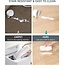 Area Mat for Floor, 8'x10' Transparent PVC Area Rug for Home, Waterproof Durable Hard Floor Protector for Dining Room, Large Anti-Scratch Floor Mats for Bedroom, Living Room, Laundry Room