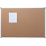 VIZ-PRO Cork Notice Board, 48 X 36 Inches, Silver Aluminium Frame