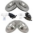 TRQ Front & Rear Premium Posi Ceramic Brake Pad & Rotor Kit for 17-19 Ford Escape