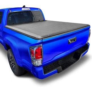 Tyger Auto T1 Soft Roll Up Truck Bed Tonneau Cover Compatible with 2005-2015 Toyota Tacoma | Fleetside 6' Bed (73") | TG-BC1T9037 , Black