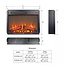 15x15in 1400W Insert Electric Fireplace ultra thin Heater w/ Log Set & Realistic Flame