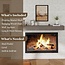 Fireplace Mantel | 72" W Wood Floating Shelves | Handcrafted Hollow Distressed Beam | Wall Mounted Wooden Display Shelfing | with Invisible Heavy Duty Hanging Wood Bracket | 72W x 6H x 8D, Ash Gray