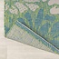 JONATHAN Y SMB110D-8 Zinnia Modern Floral Textured Weave Indoor Outdoor Area-Rug, Bohemian Coastal Mediterranean Easy-Cleaning,Bedroom,Kitchen,Backyard,Patio,Non Shedding, 8 X 10, Cream/Green
