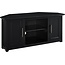 Crosley Furniture Camden 48-inch Corner TV Stand with Open Storage, Black