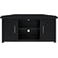 Crosley Furniture Camden 48-inch Corner TV Stand with Open Storage, Black