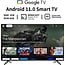 55 Inch Smart TV Ultra HD 4K LED Google TV,Google Assistant Built-in with Voice Remote, Slim Design Compatible with Bluetooth Supports Wireless Connection