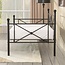 VECELO Twin Daybed Frame, Metal Day Bed with Stylish Headboard, Multifunctional Platform Beds for Bedroom, Living Room, Guest Room, No Boxing Spring Needed, Black