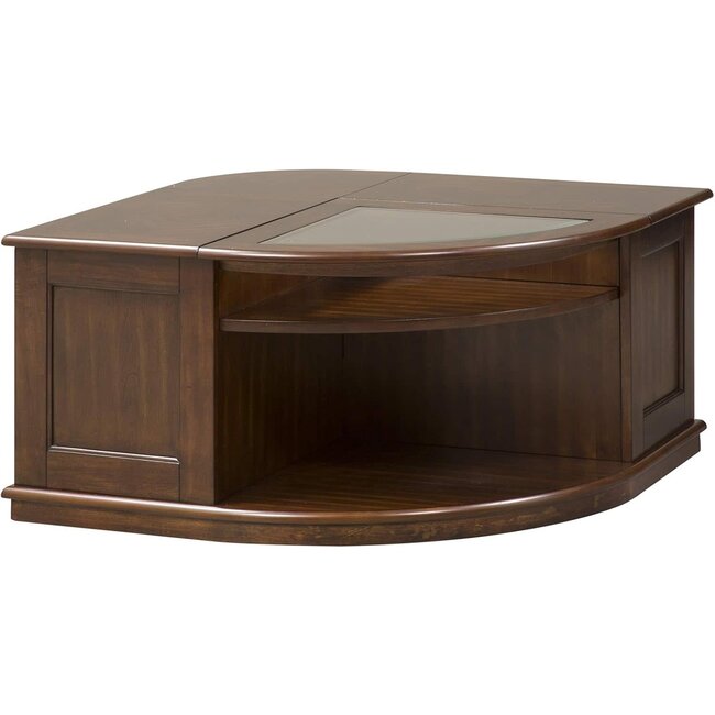 Liberty Furniture INDUSTRIES Wallace Cocktail Table, W36 x D36 x H19, Dark Brown