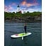 Pelican Flow 106 Hardshell Stand-Up Paddle Board - Lightweight Board with a Bottom Fin for Paddling, Non-Slip Deck - Perfect for Youth & Adult - 10.2 ft - Lime