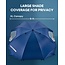 Sport-Brella Premiere XL UPF 50+ Umbrella Shelter for Sun and Rain Protection (9-Foot, Blue)