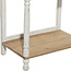 Deco 79 Wood Solid Shelving Unit, 25" x 14" x 71", White