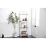 Deco 79 Wood Solid Shelving Unit, 25" x 14" x 71", White