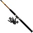 Ugly Stik Bigwater Fishing Rod & Penn Pursuit IV Spinning Reel Combo, Black/Red/Yellow