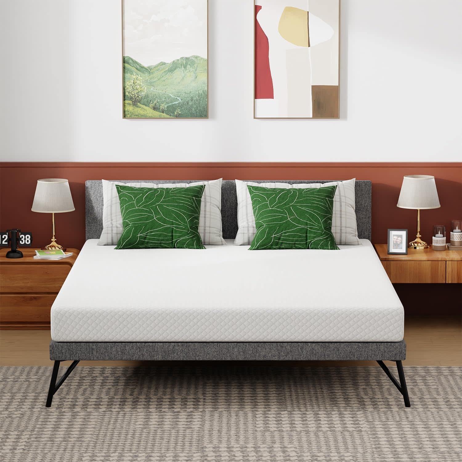 Queen Mattress 6 inch Gel Memory Foam Mattress Queen Mattresses Medium