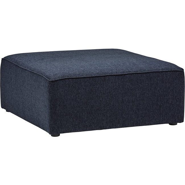 Amazon Brand Rivet Audrey Modern Ottoman, 39"W, Grey Storm