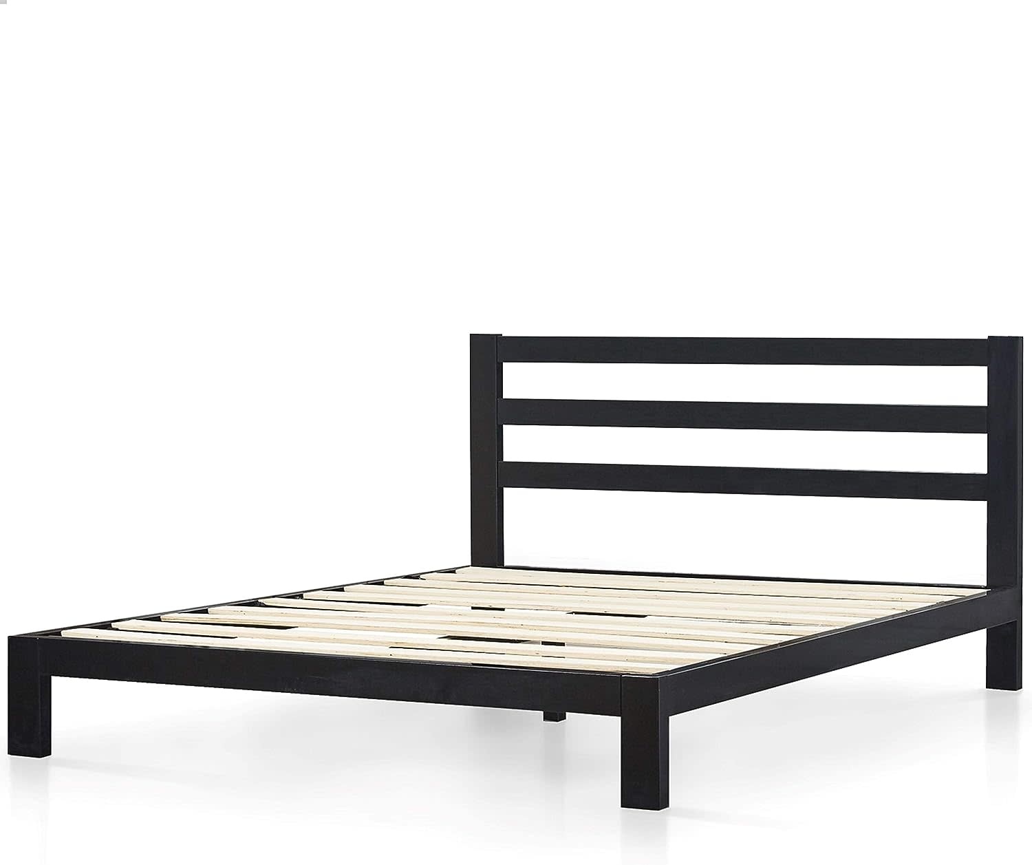 Zinus Arnav Modern Studio 10 Inch Platform 2000H Metal Bed Frame with Wooden Slat Support, Queen