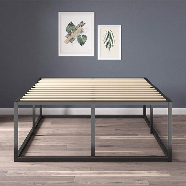 ZINUS Joseph Metal Platforma Bed Frame / Mattress Foundation / Wood