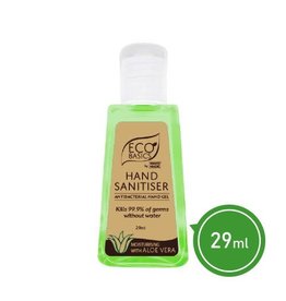 Eco Basics Hand Sanitiser - Antibacterial Hand Gel with Aloe Vera