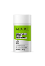 Acure Deodorant Stick  Cedarwood & Mint